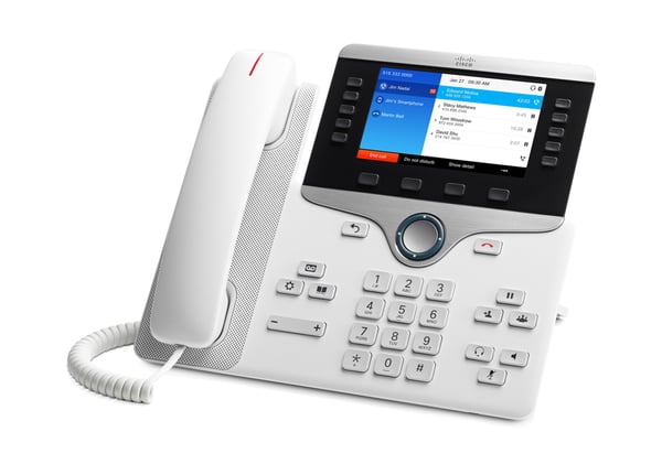 Cisco IP Phone 8851 - VoIP-telefon - SIP, RTCP, RTP, SRTP, SDP - 5 rader