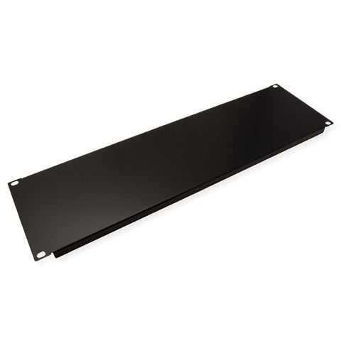 Value 26.99.0300, Blank panel, Svart, Metall, 3U, 48,3 cm (19")