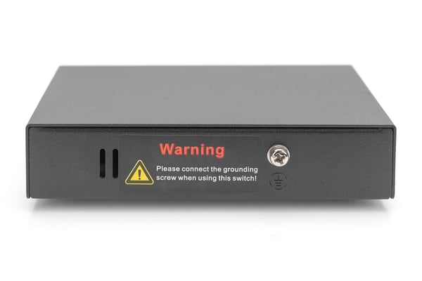 DIGITUS - Switch - 4 x 10/100/1000 (4PPoE) + 1 x 10/100/1000 (PoE+ inngang) - stasjonær - 4PPoE / PoE+ / PoE (60 W)
