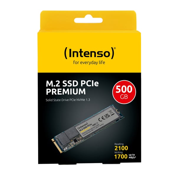 Intenso PREMIUM - SSD - 500 GB - intern - M.2 2280 - PCIe 3.0 x4 (NVMe)