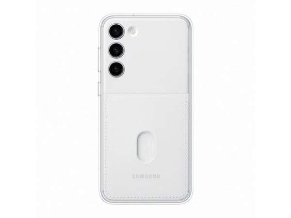 Rammeveske til Samsung Galaxy S23, hvit