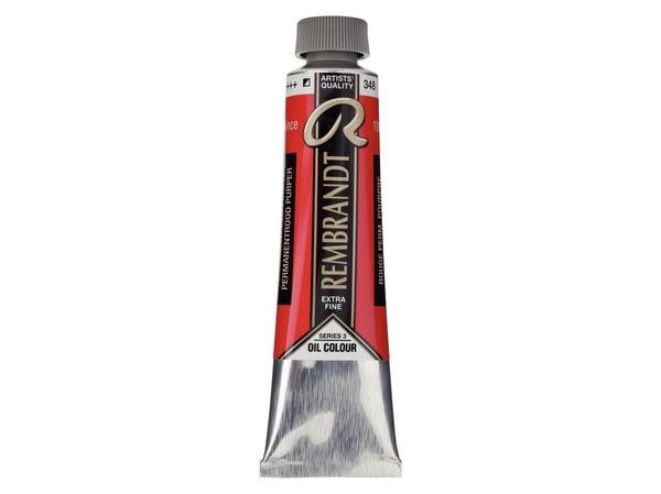 Rembrandt oljemaling tube Permanent Red Purple 348