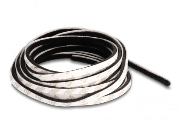 DeLOCK 66892, Dörr, Fönster, Svart, Plast, 5 mm, 5 m