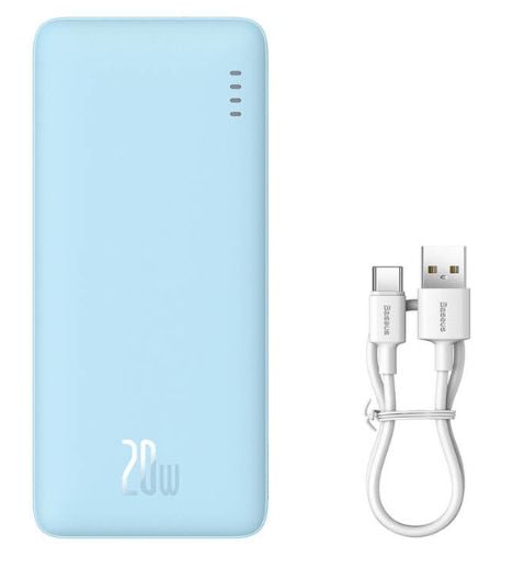 Baseus Powerbank Baseus Airpow 10000 mAh 20W (sininen)