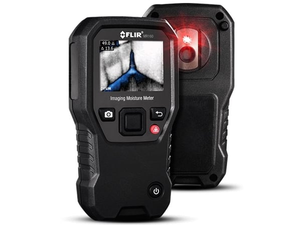FLIR MR 160 materialfuktighetsmåler måleområde byggfuktighet 0 til 100 % fuktighet innebygd termisk kamera (MR160)
