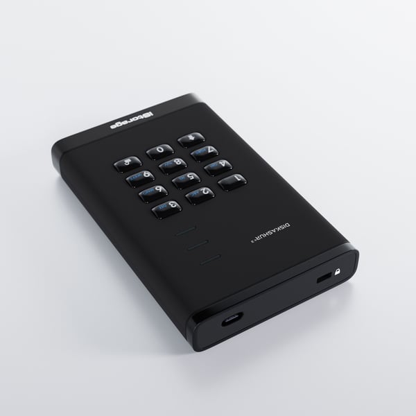 iStorage diskAshur³ – SSD – salattu – 1 TB – ulkoinen (kannettava) - USB 3.2 Gen 1 - 256-bittinen AES-CBC, 256-bittinen AES-XTS, AES-ECB, FIPS 140-...