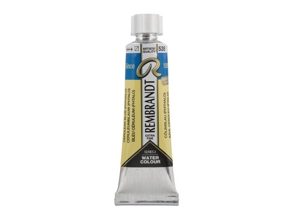 Rembrandt vannmaling tube Cerulean Blue (Phthalo) 535