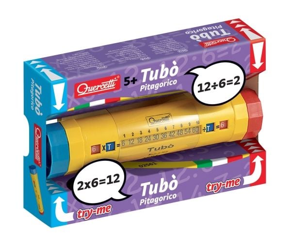 Pythagoras rör för att lära sig multiplikationstabellen QUERCETTI p6