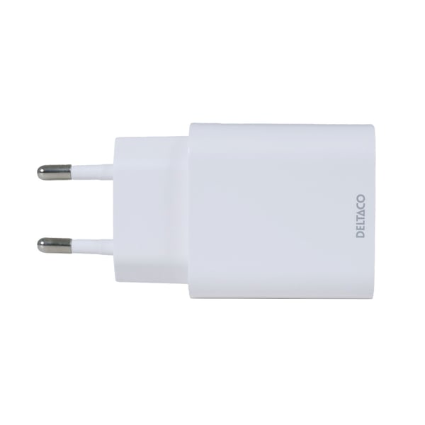Deltaco USB-AC182 vegglader 18 W 1x USB-A, hvit