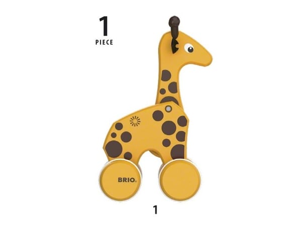 BRIO 30200 Trekk-det-selv giraff
