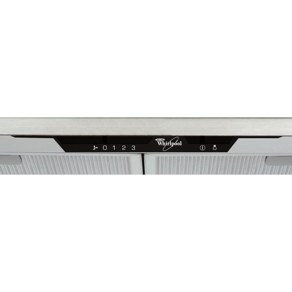 Whirlpool AKR 685/1 IX - Panser - røykkanal - bredde: 59.8 cm - dybde: 45 cm - uttrekking og resirkulering - with inline motor - inox