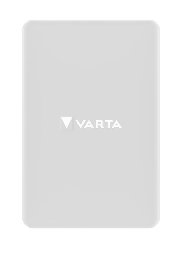 Varta Mag Pro Wireless 5000, 5000 mAh, Litium polymeeri (LiPo), 3,7 V, Valkoinen