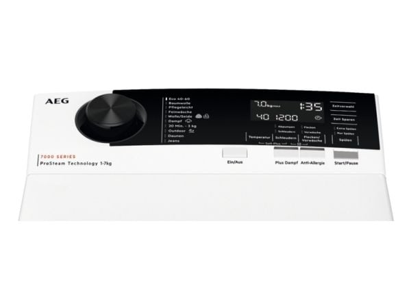 AEG Series 7000 LTR7A71370, Päältätäytettävä, 7 kg, B, 79 dB, 1300 RPM, A