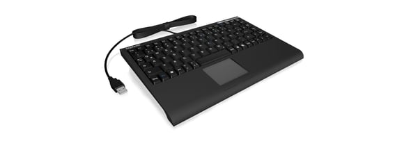 ICY BOX ACK-540U+, Mini, Ledningsført, USB, Membran, Lajittelu