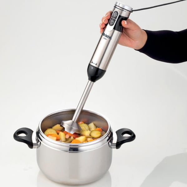 Ariete 0898/11, Stav Mikser, 0,7 l, 1000 W, Svart, Rustfritt stål