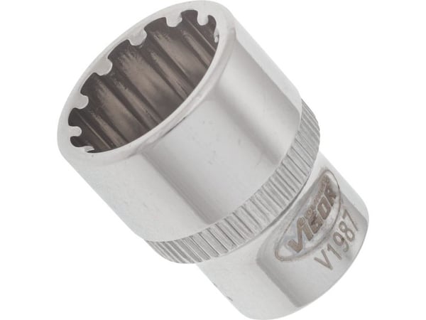 Vigor V1987, Pistorasia, 1/4", Brittiläinen, 1 pää(t), 14 mm, 2,5 cm