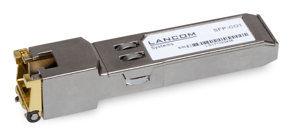 LANCOM SFP-CO1 - SFP (mini-GBIC) transceivermodul - 1GbE - 1000Base-T - RJ-45