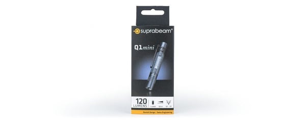 Suprabeam Q1 mini hodelykt 120 lm 1x AAA Suprabeam Q1 mini hodelykt 120 lm 1x AAA