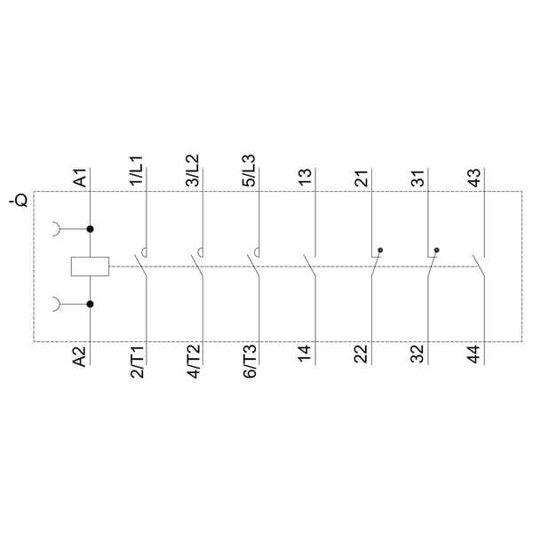 Siemens 3RT2026-1AP04 Kytkin 3 x katkaisija 690 V/AC 1 kpl 1 kpl