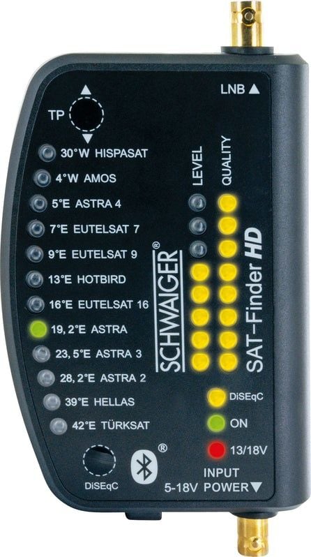 Schwaiger SF9003BTAKKU, 950 - 2150 MHz, 1 styck, Plast, Svart, 2 x BNC, 5 - 18 V
