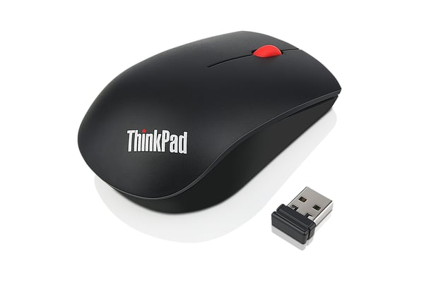 Lenovo ThinkPad Essential Wireless Mouse - Mus - optisk - 3 knapper - trådløs - 2.4 GHz - USB trådløs mottaker - Campus - for ThinkPad T16 Gen 4 21QN