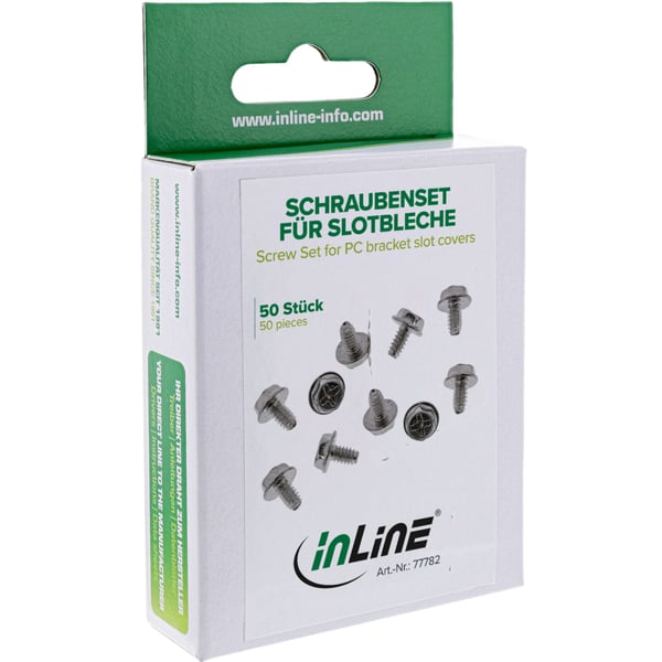 InLine 77782, Metall, Silver