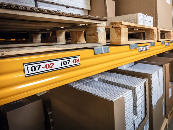 Etikettholder c-profil magnetisk 200x40 mm - 5 stk./pakning