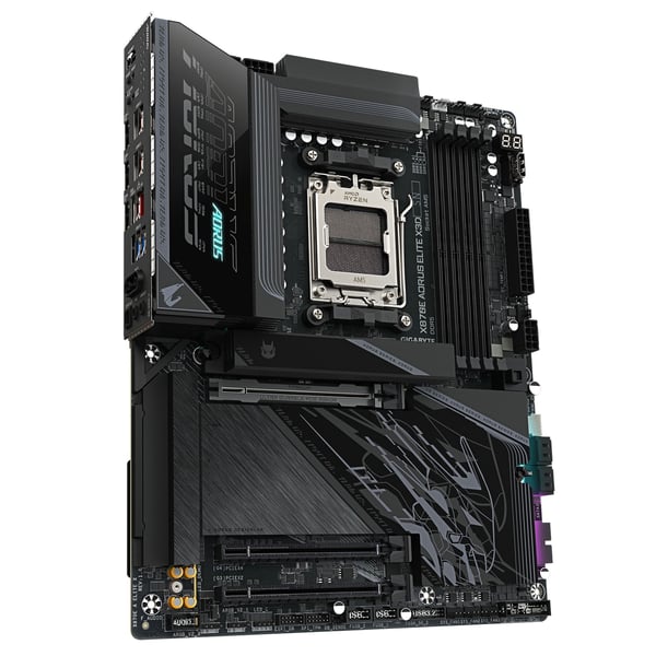 AORUS - Moderkort - Socket AM5 - USB 3.2 Gen 1 - inbyggda grafiken (CPU krävs) - HD-ljud (8 kanaler)