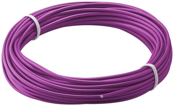 Isolerad koppartråd, 10 m, violett