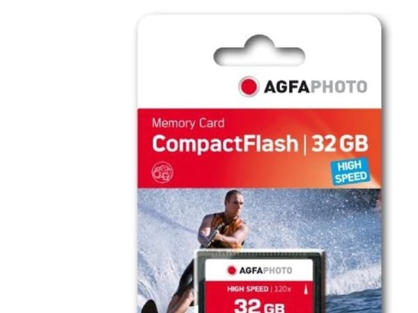 AgfaPhoto USB & SD Cards Compact Flash 32GB SPERRFRIST 01.01.2010, 32 GB, CompactFlash, Musta