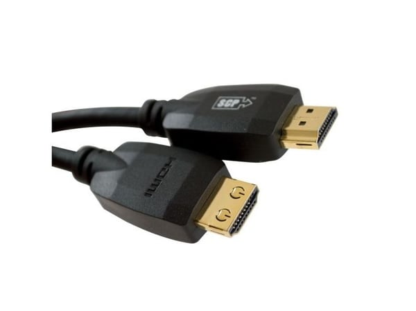 SCP Premium - HDMI-kabel med Ethernet - HDMI hann til HDMI hann - 4.5 m - trippel beskyttelse - svart