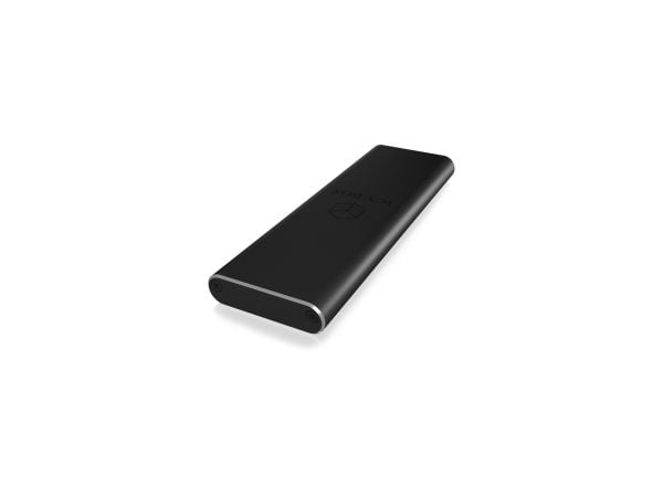RaidSonic ICY BOX IB-183M2 - Lagringspakning med dataindikator, strømindikator - M.2 - M.2 Card - USB 3.0 - sort -  (for M.2 SATA SSD)