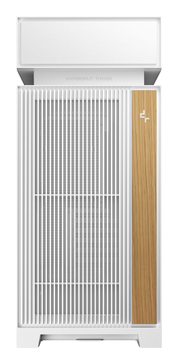 DeepCool CL660 WH - Mid tower - ATX - genomskinlig sidopanel (härdat glas) - ingen strömförsörjning (ATX / SFX / SFX-L) - vit - USB/ljud