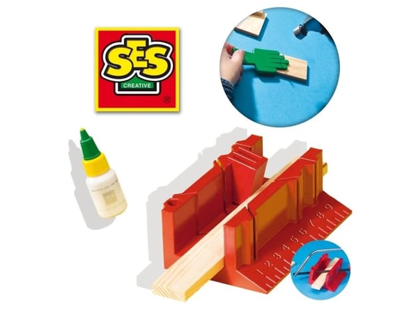 SES Creative Children''s Woodwork Set de Luxe, Lasten askartelupakkaus, 5 vuosi/vuosia, Puu, 1 kpl, 850 g