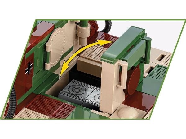 COBI 38 cm Sturmmörser Sturmtiger, Byggsats, 10 År, 1100 styck