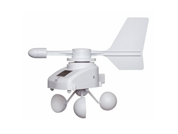 TFA-Dostmann WeatherHub, Ilmankosteus, Sadevesi, Lämpötila, Tuulen nopeus, Langaton, Wi-Fi, 868 MHz, -40 - 60 °C, LCD
