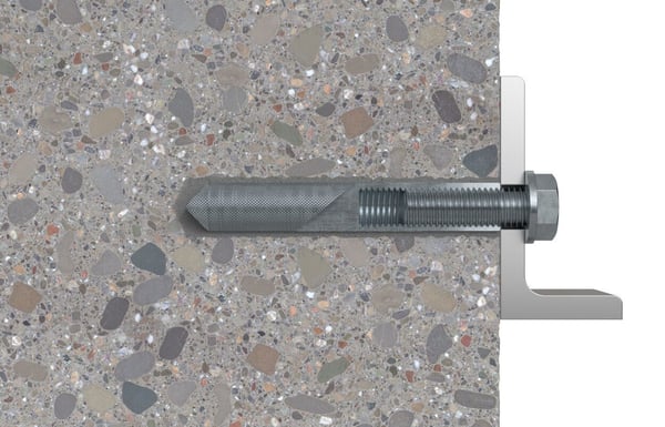 Fischer 50563, Gjenget anker, Betong, Sinkbelagt stål, M16, 2,2 cm, 160 mm