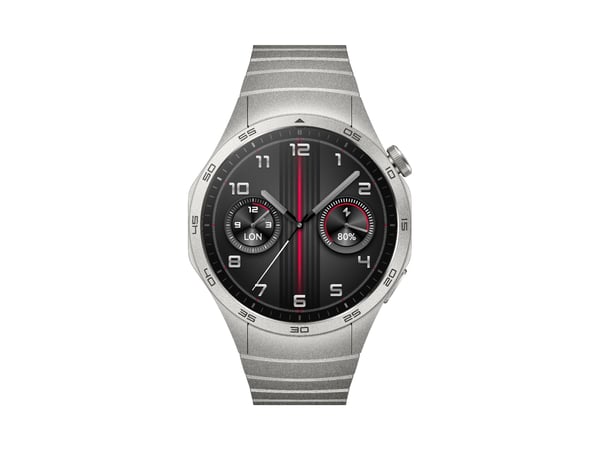 Huawei | Klokke GT 4 (46mm) - Smartklokke med reim - håndleddsstørrelse: 140-210 mm - Rustfritt stål