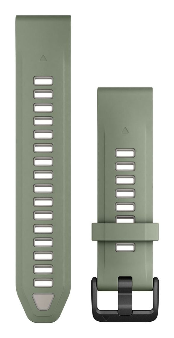 Garmin QuickFit silikoniranneke 20 mm, Willow/sumunharmaa 010-13391-02