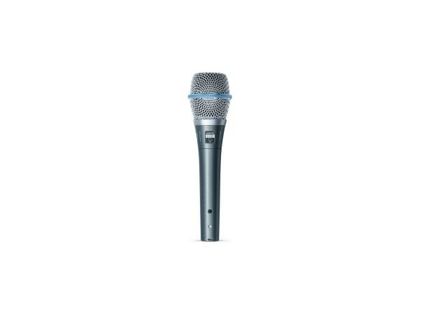 Shure BETA 87A, Studiemikrofon, 50 - 20000 Hz, Superkardioidi, Ledningsført, Sort, 52 V