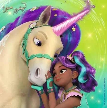 Palapeli 3x49PCS Unicorn Academy