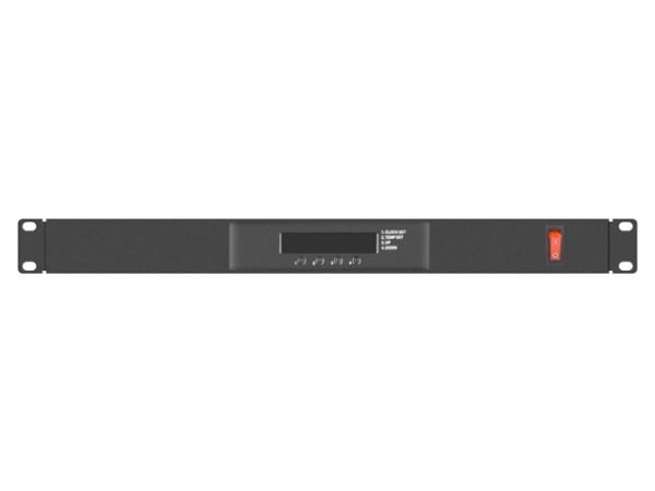 Lanberg - Rackviftepanel - med 4 kjølevifter - 230 V - svart, RAL 9004 - 1U - 19"