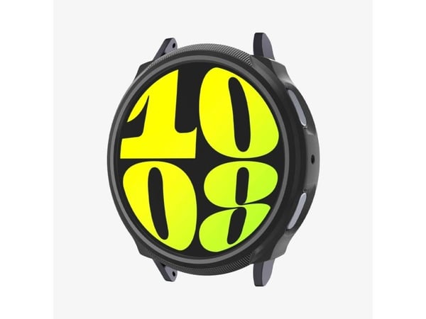 Spigen Liquid Air, Kotelo, Älykello, musta, Samsung, Galaxy Watch 7 (40mm), Termoplastinen polyuretaani (TPU)