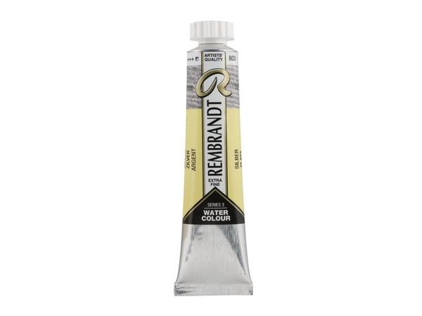 Rembrandt Watercolour Tube 20 ml Silver 800