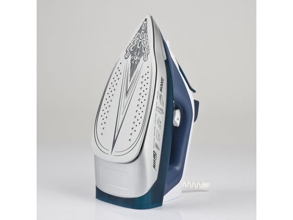 Girmi ST61, Torr & Ångstrykjärn, Keramisk stryksula, 130 g/min, Blå, Silver, Vit, 25 g/min, 0,3 l