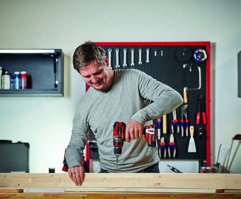 Einhell TE-CD 18 Li, Boremaskin med pistolgrep, Nøkkelløs, 1,3 cm, 500 RPM, 1800 RPM, 60 Nm - SOLO