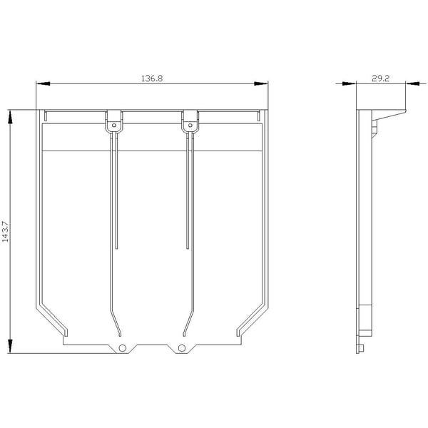 Siemens 3VA9221-0WK30, 60 g, 135 mm, 185 mm, 20 mm