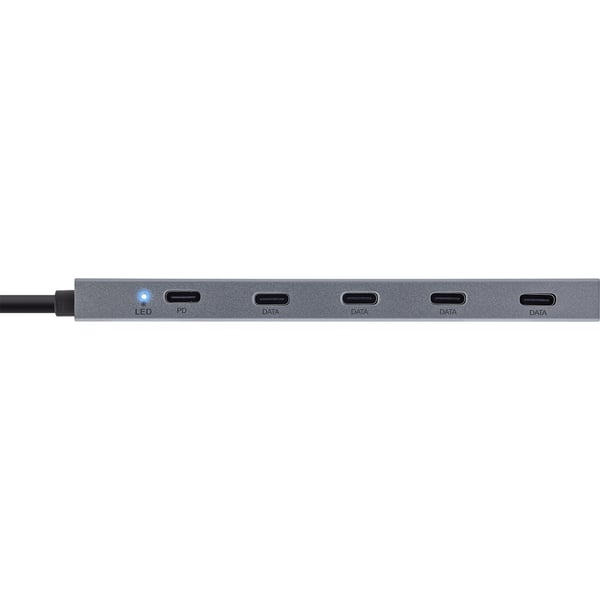 InLine 35392E, USB Typ-C, USB Typ-C, 10000 Mbit/s, Grå, 100 W, 0,15 m