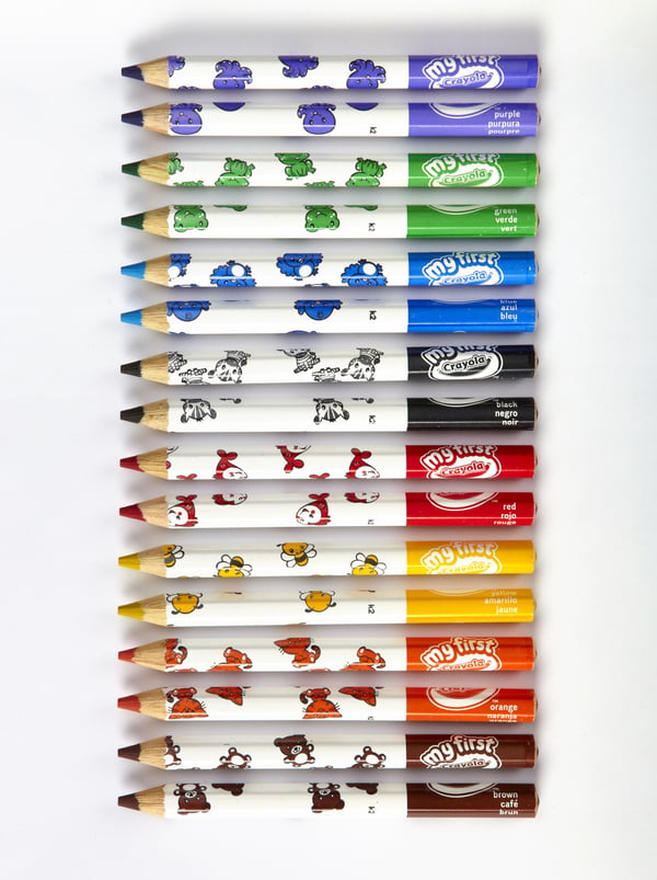 Crayola 3678, Pehmeä, Multi, 8 kpl
