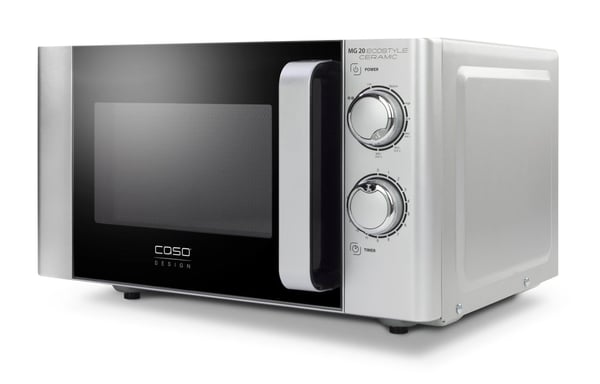 Caso MG 20, Bänkdiskmaskin, Kombinationsmikrovågsugn, 20 l, 700 W, Rotations-, Silver